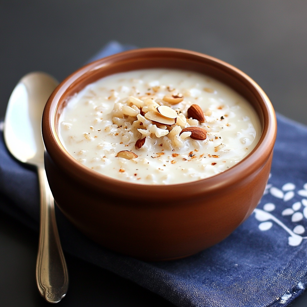 Arroz con leche cremoso