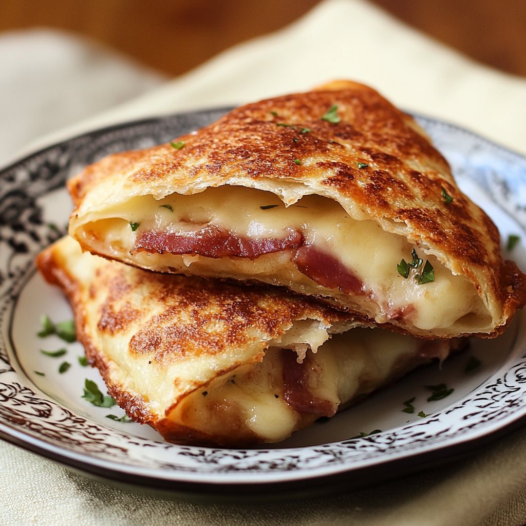 Empanadillas de queso y jamón