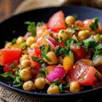 Ensalada de atún con garbanzos